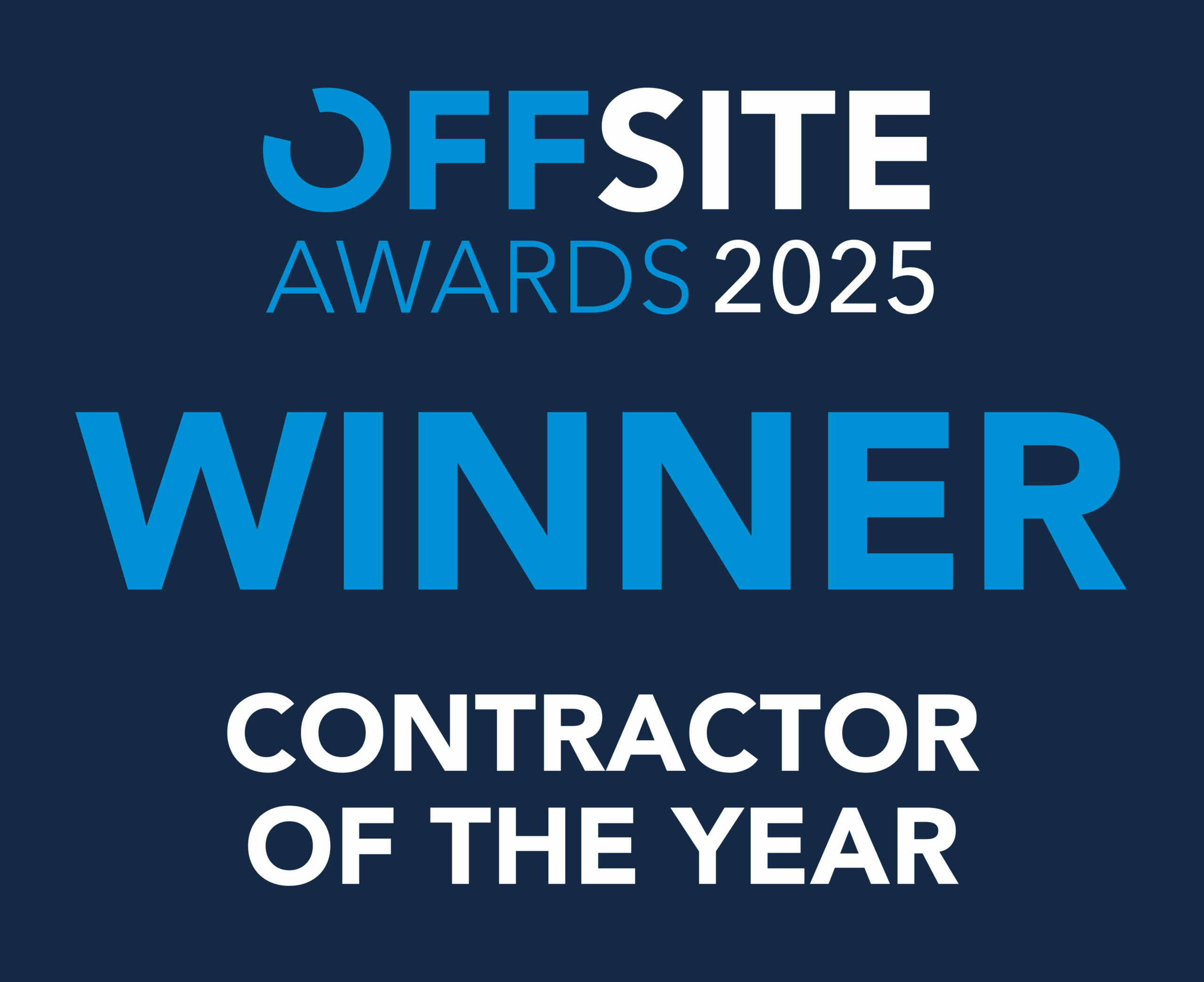 Offsite Awards 2025 – Winner Contractor of the Year